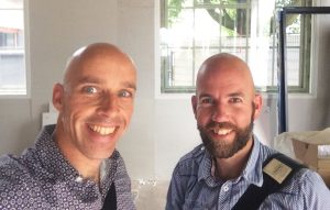 Lukas en Sander van circulaire start/up Hummingbird, initiatiefnemers Circulaire kinderwagen